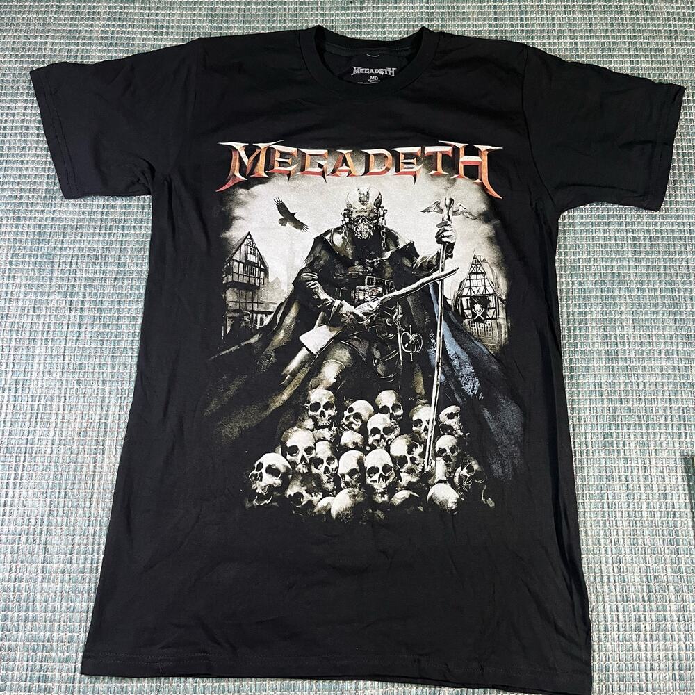 MegaDeth Killing Road 2022 Tour Black Men’s Sz M New